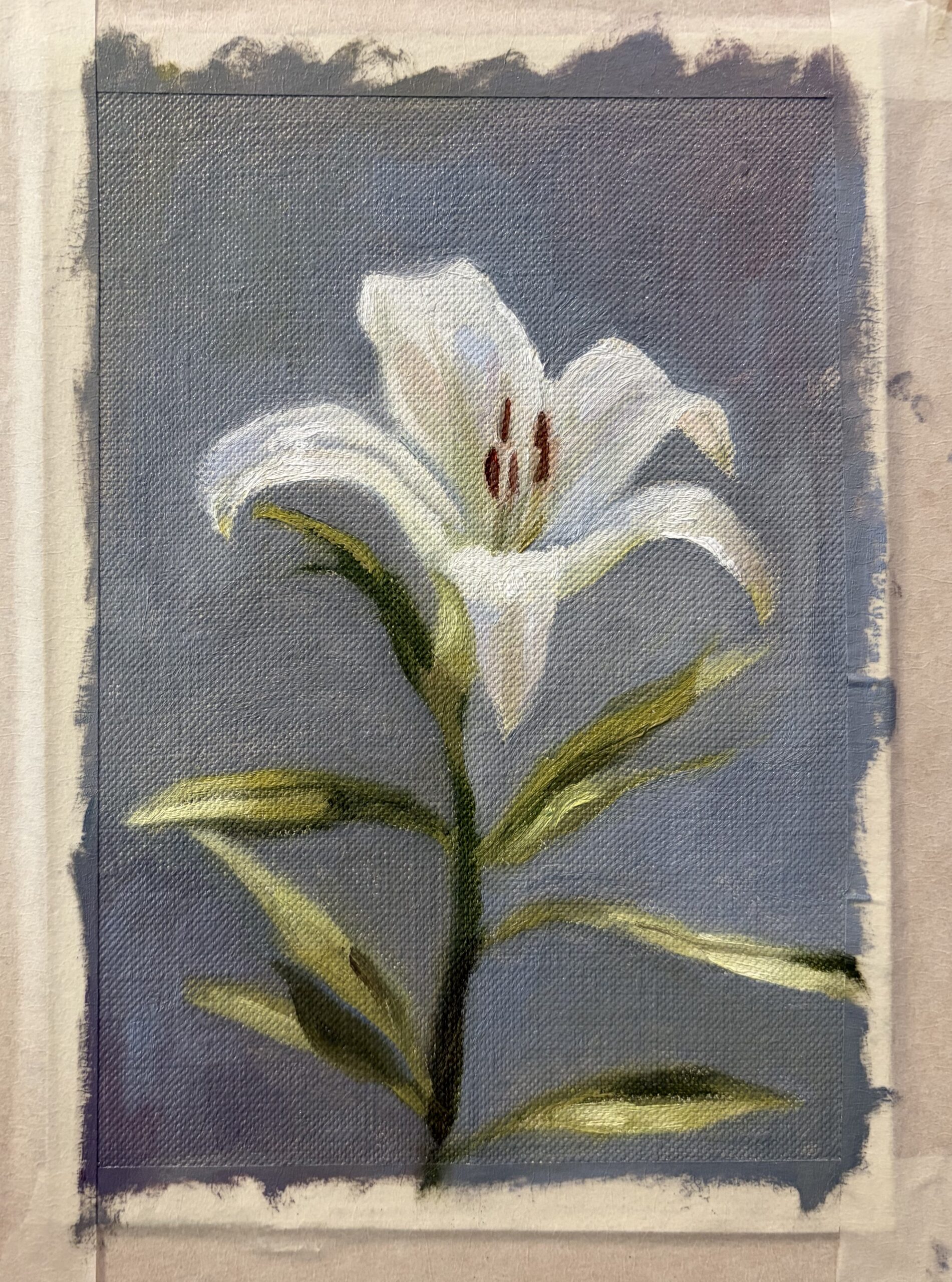 "Easter Lily" Original Painting